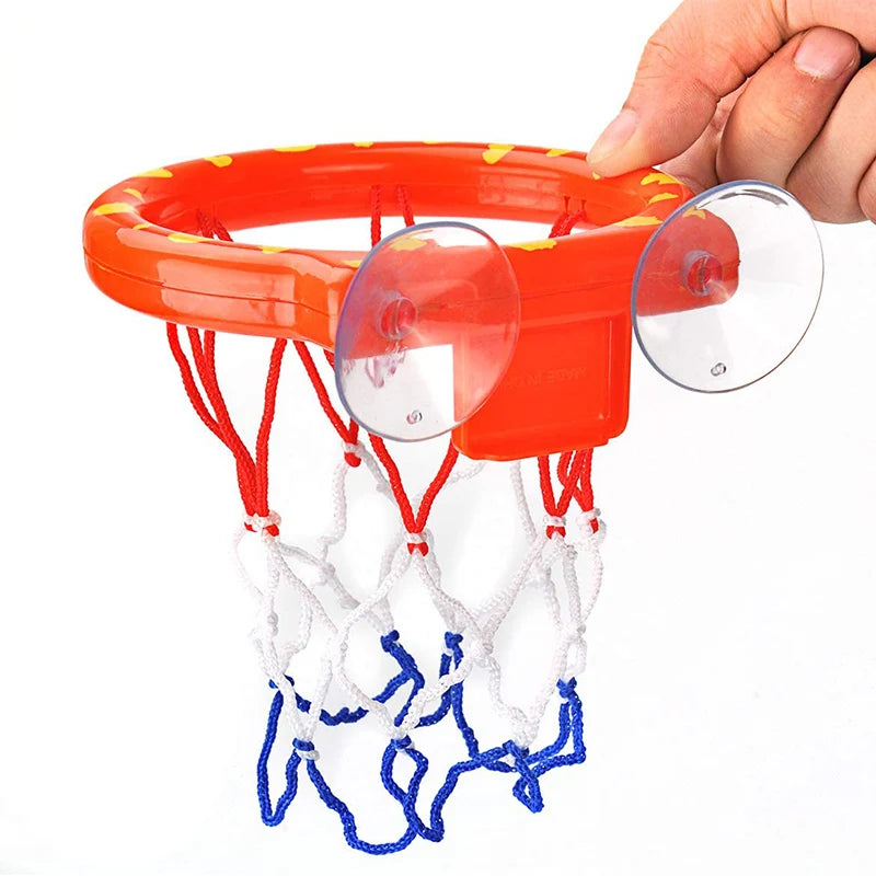 Toddler bath toy basketball hoop