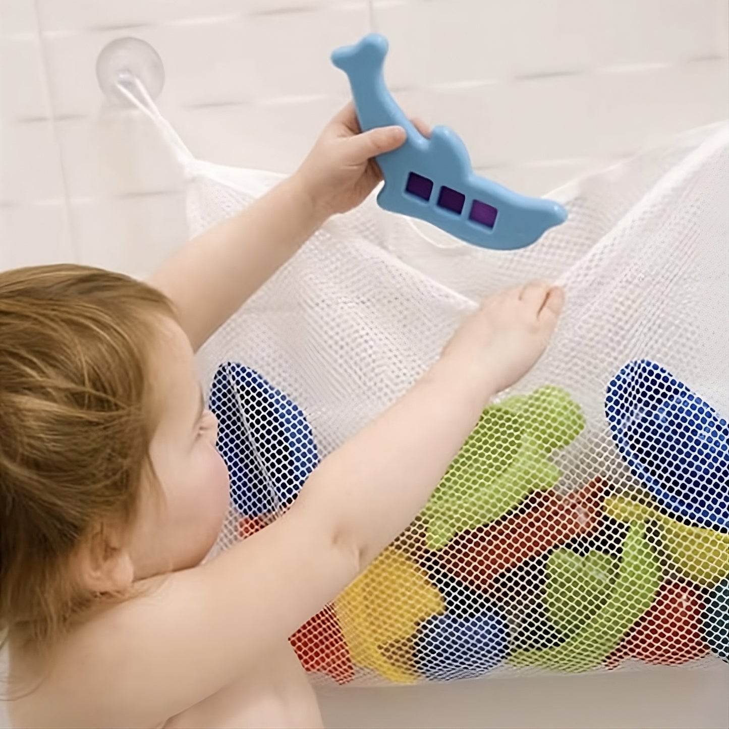 Baby bath toy storage bag