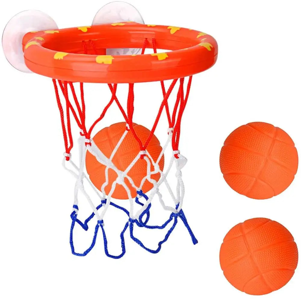 Toddler bath toy basketball hoop