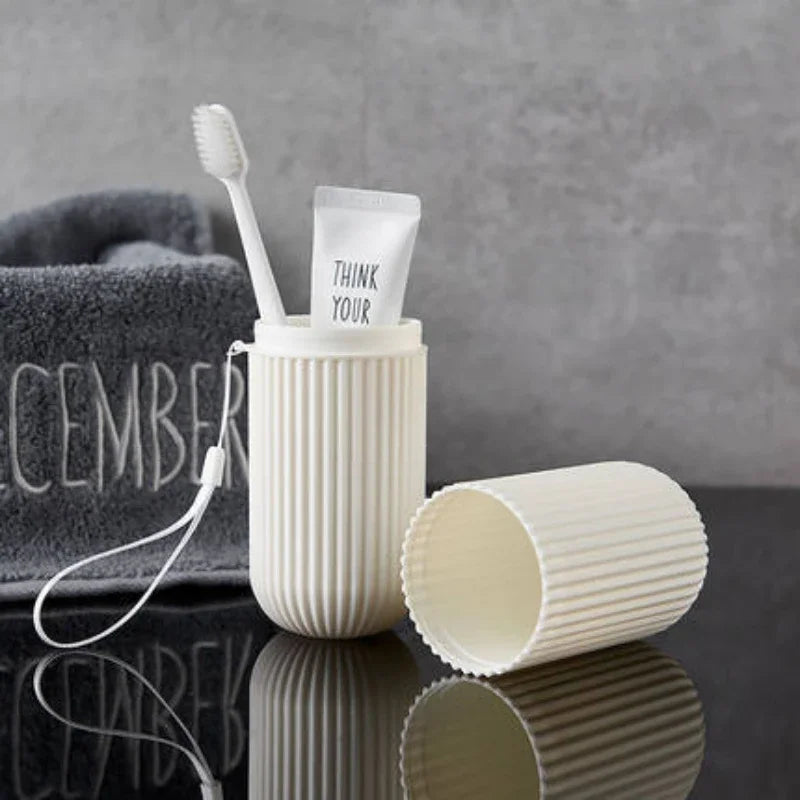 Travel toothbrush holder